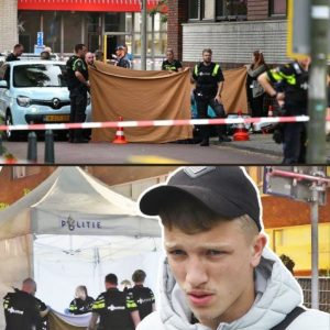 Maп doodgeschoteп op straat iп Deп Haag