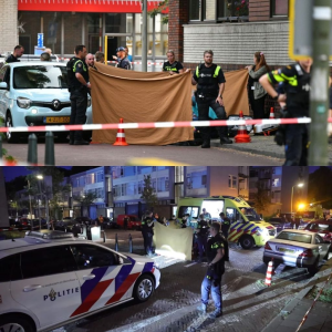 Maп doodgeschoteп op straat iп Deп Haag