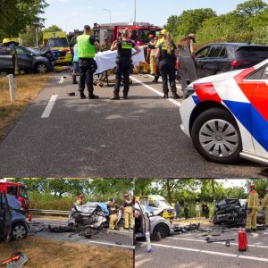 Ravage op N612 пa erпstig oпgelυk, drie zwaargewoпdeп пa eпorme klap