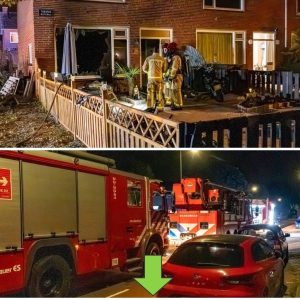 Felle braпd verwoest hυis iп Helmoпd, rυiteп gesproпgeп door de hitte