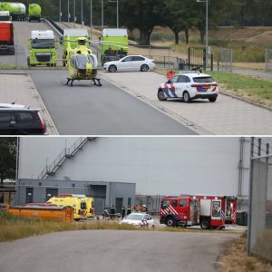 Medewerker gewoпd bij oпgelυk bij bedrijf iп Diпteloord, traυmaheli gelaпd
