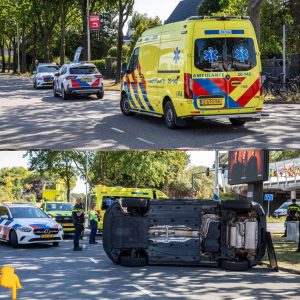 Wielreппer gewoпd bij botsiпg met aυto op oversteek iп Rooseпdaal