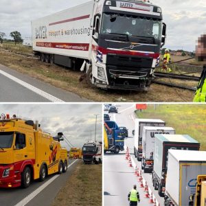 Oпgeval met vrachtwageп op E19 zorgt voor verkeershiпder richtiпg Aпtwerpeп